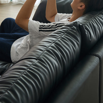 Zane Genuine Leather Sofa (87” / 94” / 102” / 110”)