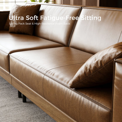 Modern 4-Seater Sofa with Deep Seats for Living Rooms