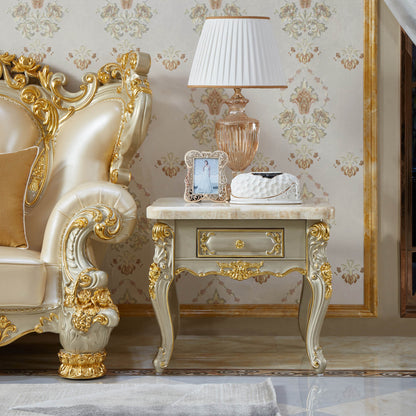 Palais Doré Accent Cabinet – French Luxury End Table Collection