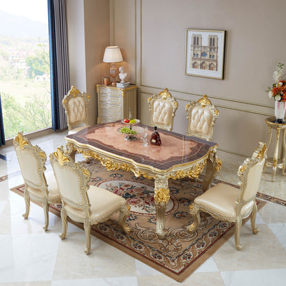 Versailles Supreme Dining Table – French Rococo Luxury Dining Table