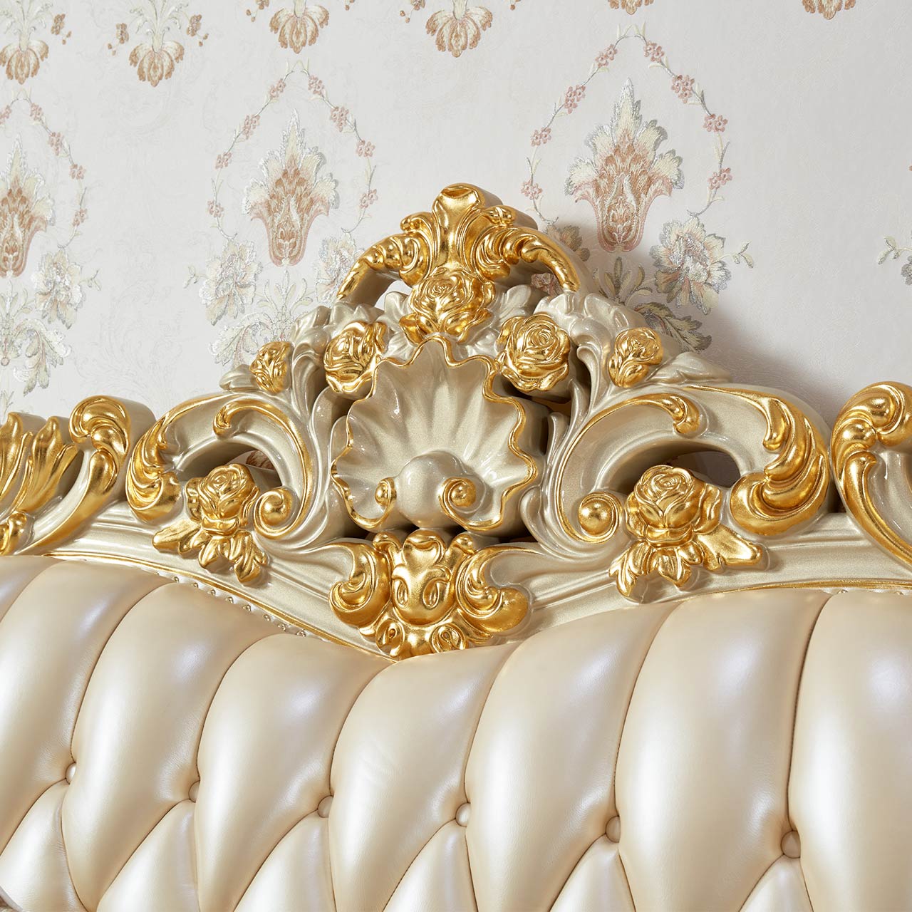 Versailles Royale Luxury Sofa Set – European Baroque Gold Carved Living Room Collection