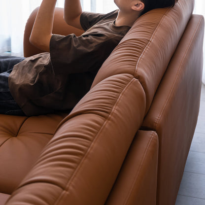 Liuguang Genuine Leather Sofa (94” / 110” / 118” / 126”)