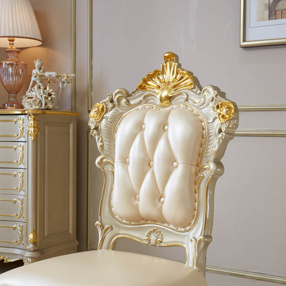 Versailles Supreme Dining Chair – French Rococo Upholstered Dining Chair
