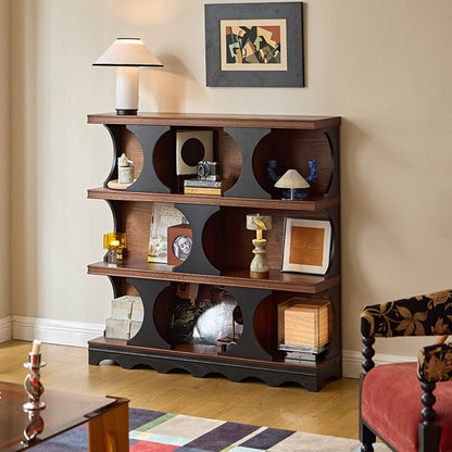 Orion Vintage Open Bookcase, Mid-Century Display Storage Shelf