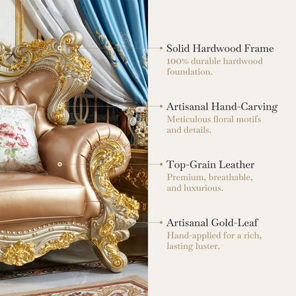 Versailles Imperial Sofa Set – Luxury French Rococo Living Room Collection