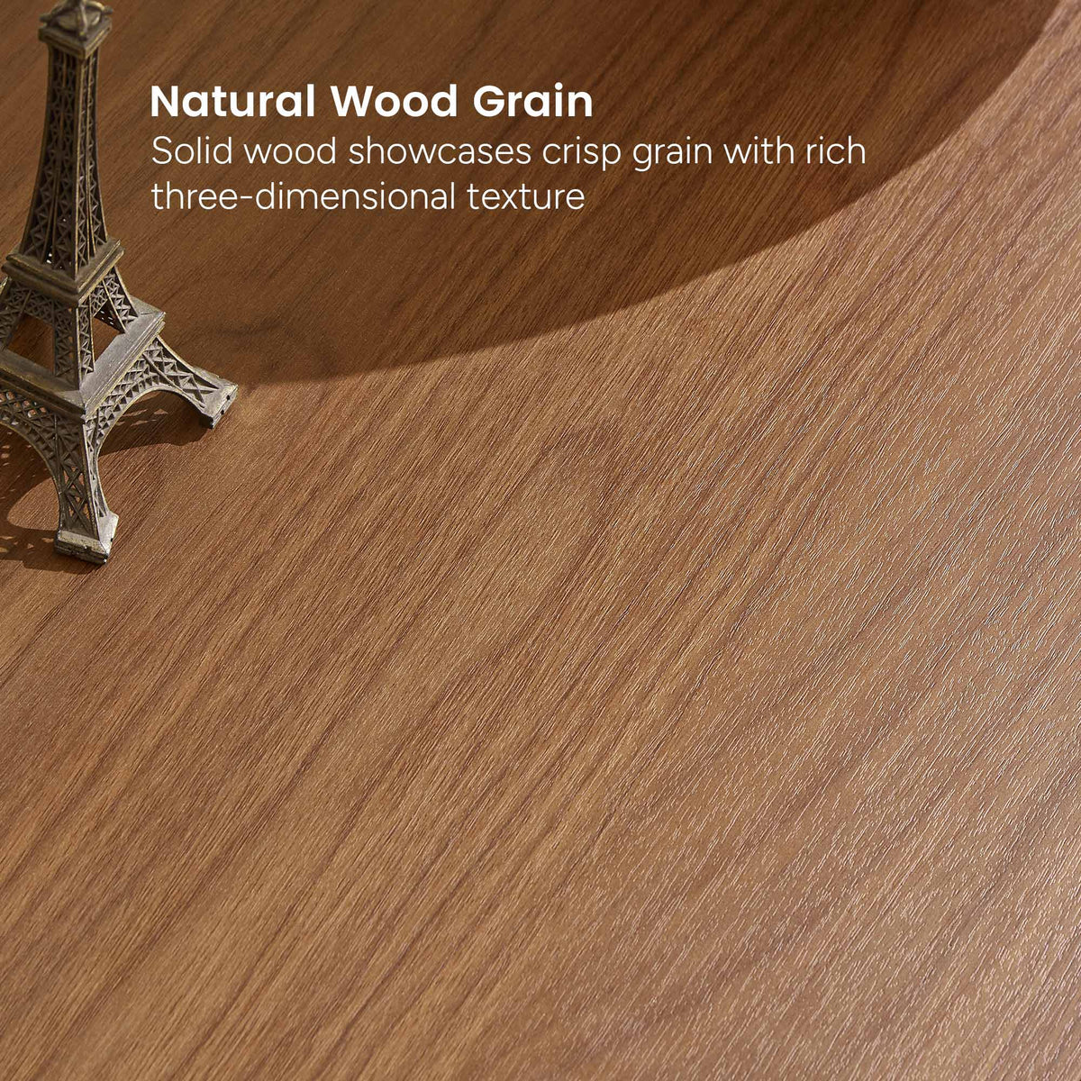 Mid-Century Modern Walnut Finish TV Stand | Fluted Storage Entertainment Center
