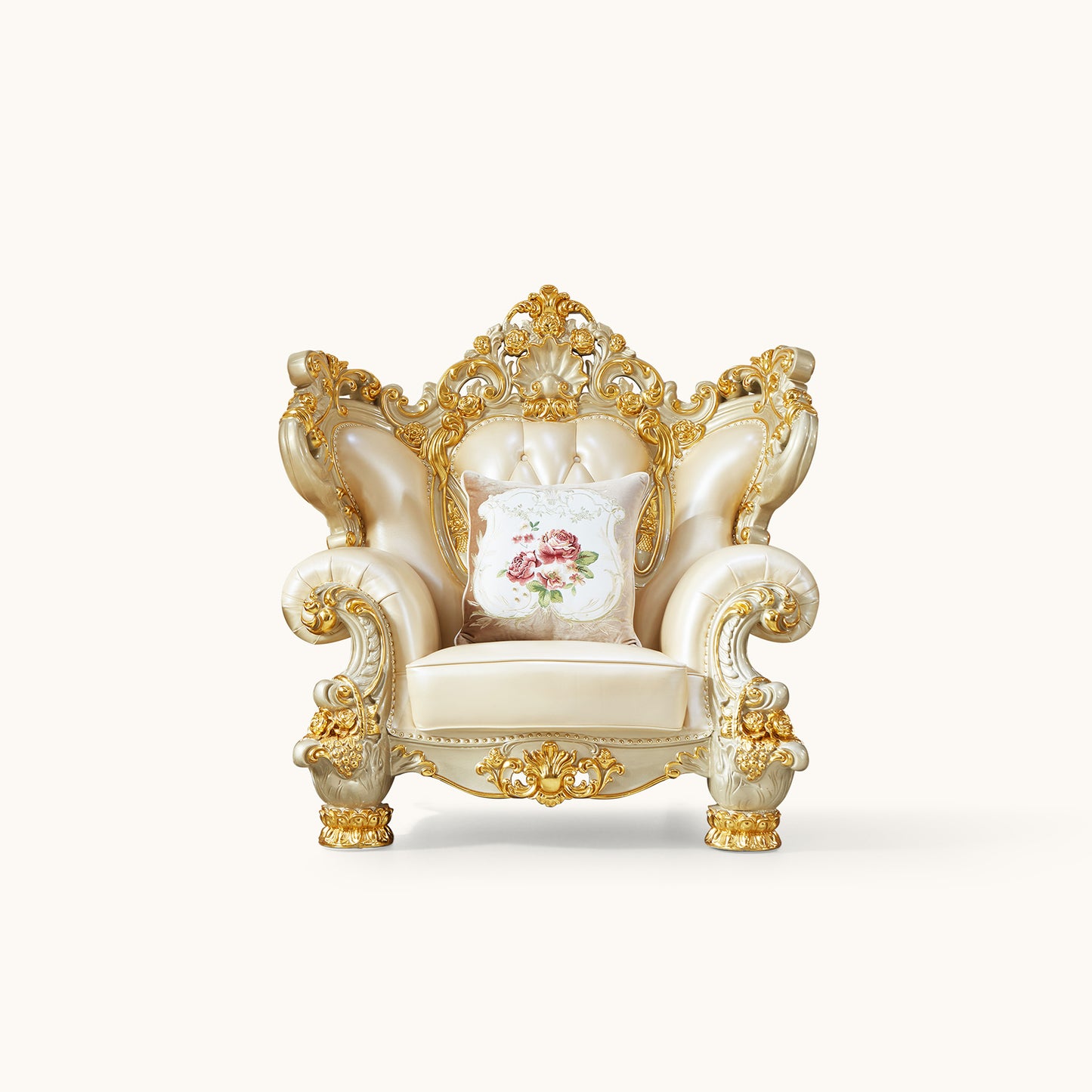 Versailles Royale Luxury Sofa Set – European Baroque Gold Carved Living Room Collection