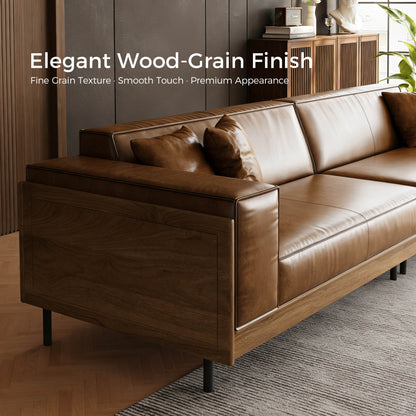 Modern 4-Seater Sofa with Deep Seats for Living Rooms