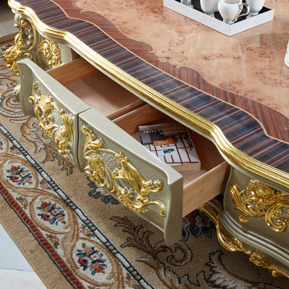 Versailles Royale Coffee Table – French Rococo Luxury Center Table