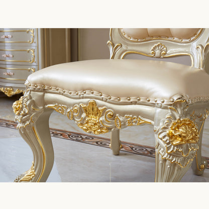 Versailles Supreme Dining Chair – French Rococo Upholstered Dining Chair