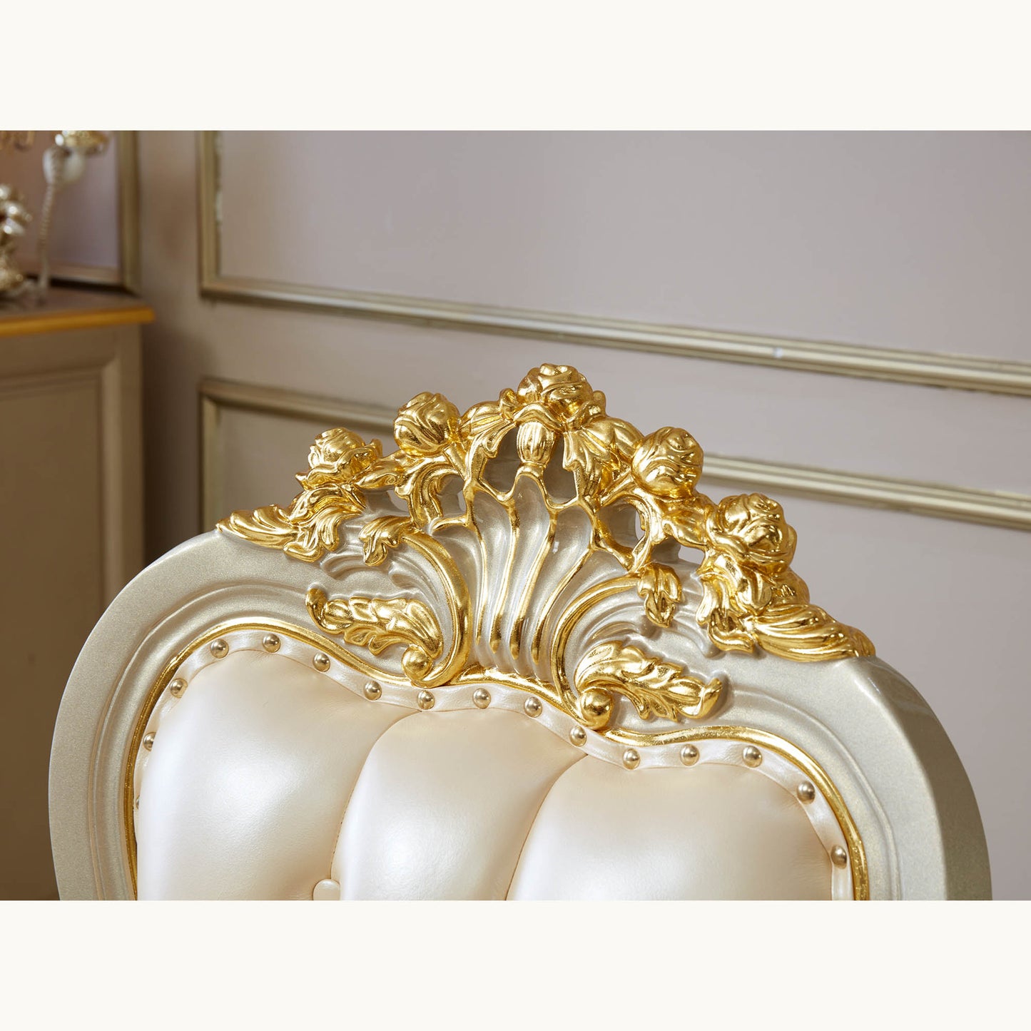 Versailles Supreme Dining Chair – French Rococo Upholstered Dining Chair