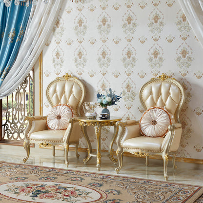 Château Royale End Table – French Rococo Luxury Accent Table