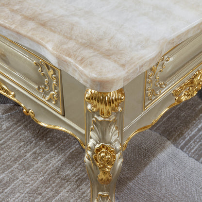 Versailles Royale Coffee Table – Luxury European Baroque Center Table with Storage