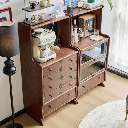 Alden Vintage Drawer Storage Cabinet with Entryway Organizer