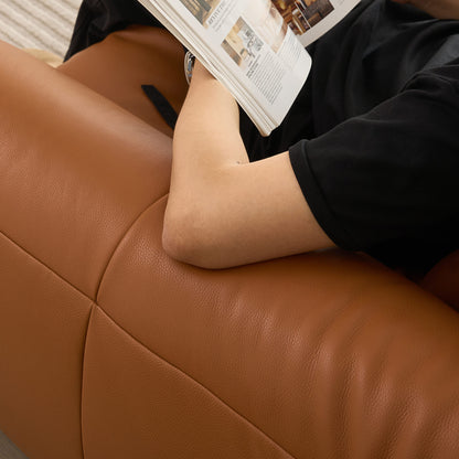 Karl Genuine Leather Sofa (87” / 94” / 102” / 110”)