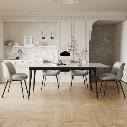 Dining Table WHSH1125 Modern Marble Tabletop 70.8"