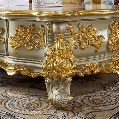 Versailles Royale Coffee Table – French Rococo Luxury Center Table