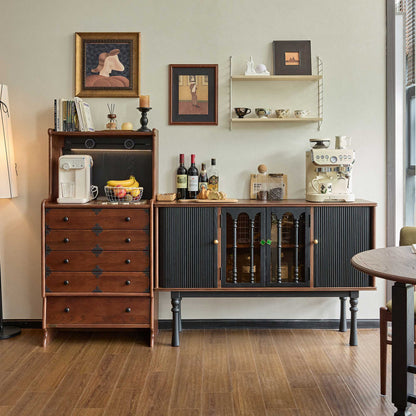 Alden Vintage Drawer Storage Cabinet with Entryway Organizer