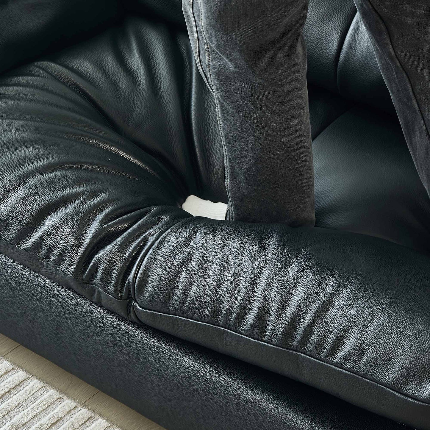 Blaine Genuine Leather Sofa (87” / 94” / 102” / 110”)