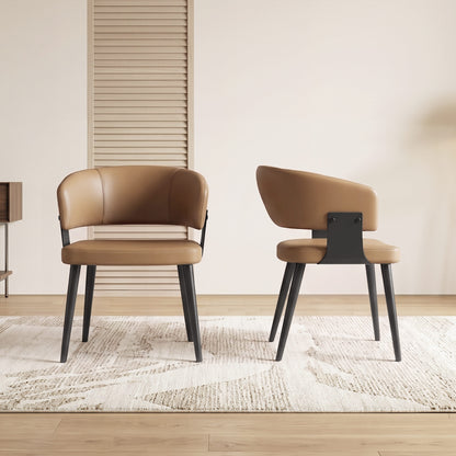 Modern Upholstered Dining Chairs Set of 2 D57-FK-M002