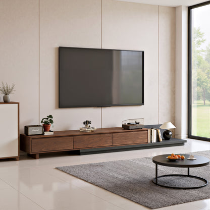 TV Stand LSDSG2M Mid-Century Modern Cable Management Scalable Design 78.8"-130"