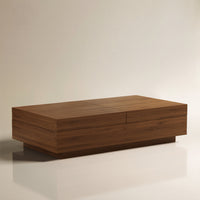 Coffee Table T38-FK-M001 Mid-Century Spacious Storage Modern Adjustable Size 47.2"-81.8"