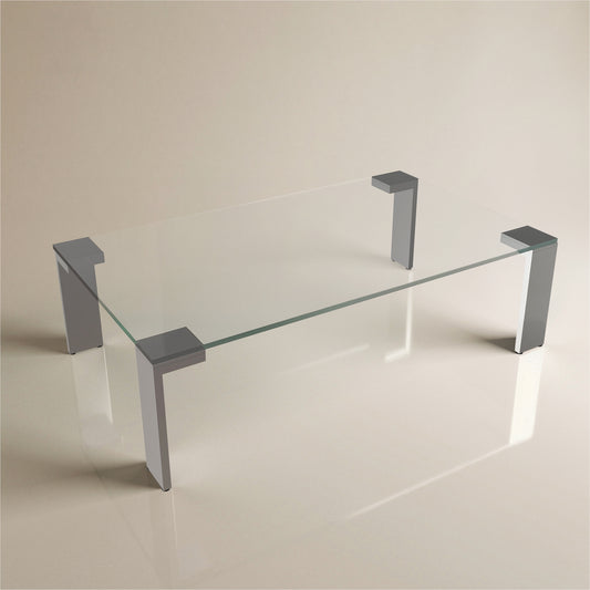Coffee Table T39-FK-M001 Modern Glass Hardware Material 47.2"