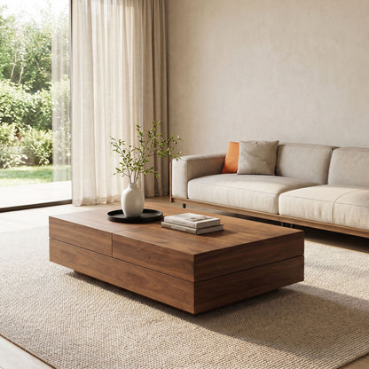 FamiDear Contemporary Living Room Set – Modern Sofa, Coffee Table & TV Stand Bundle