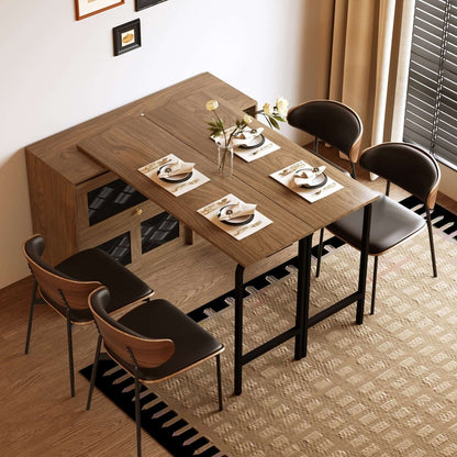 Cabinet D60 - FK - M001 Mid - Century Modern Extendable Swivel Desk Top - FamiDear