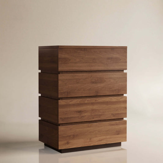 Cabinet S70 - FK - M001 Mid - Century Modern with 4 Drawers 21.65" - FamiDear