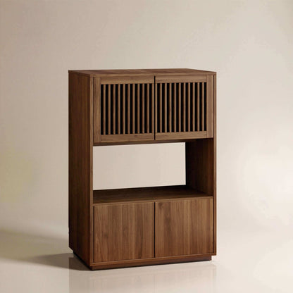 Cabinet S72 - FK - M001 Mid - Century Modern Wooden Flexible Storage - FamiDear
