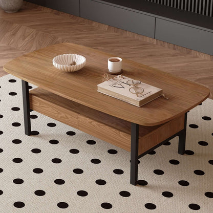 Coffee Table T41 - FK - M001 Mid - Century Modern Spacious Storage 47.2" - FamiDear