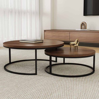 Coffee Table T42 - FK - M001 Modern Rotundity 55.2" (Set of 2) - FamiDear
