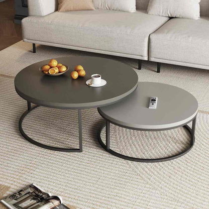 Coffee Table T42 - FK - M001 Modern Rotundity 55.2" (Set of 2) - FamiDear
