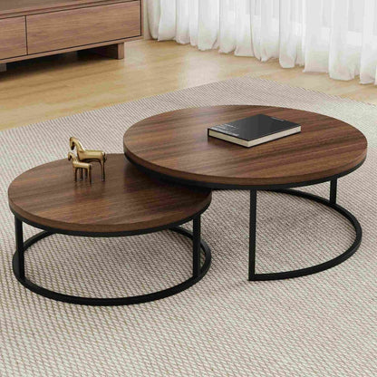 Coffee Table T42 - FK - M001 Modern Rotundity 55.2" (Set of 2) - FamiDear