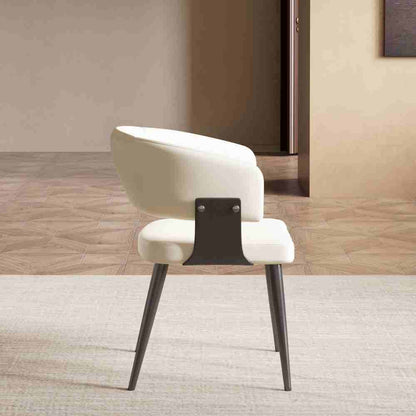 Dining Chair D57 - FK - M001 Modern Upholstered Dining Chair Seat (Set of 2) - FamiDear