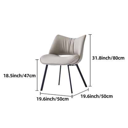 Dining Chair D59 - FK - M001 Modern Upholstered Seat (Set of 2) - FamiDear