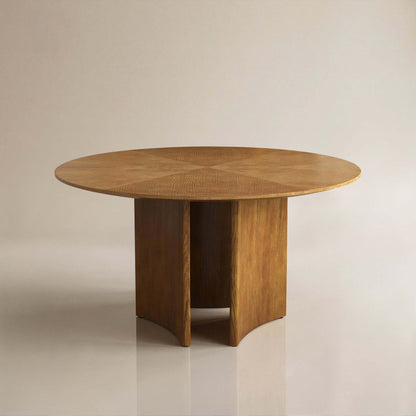 Dining Table D44 - FK - M002 Mid - Century Modern Solid Wood Frame 59.05" - FamiDear
