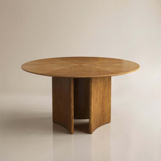 Dining Table D44 - FK - M002 Mid - Century Modern Solid Wood Frame 59.05" - FamiDear