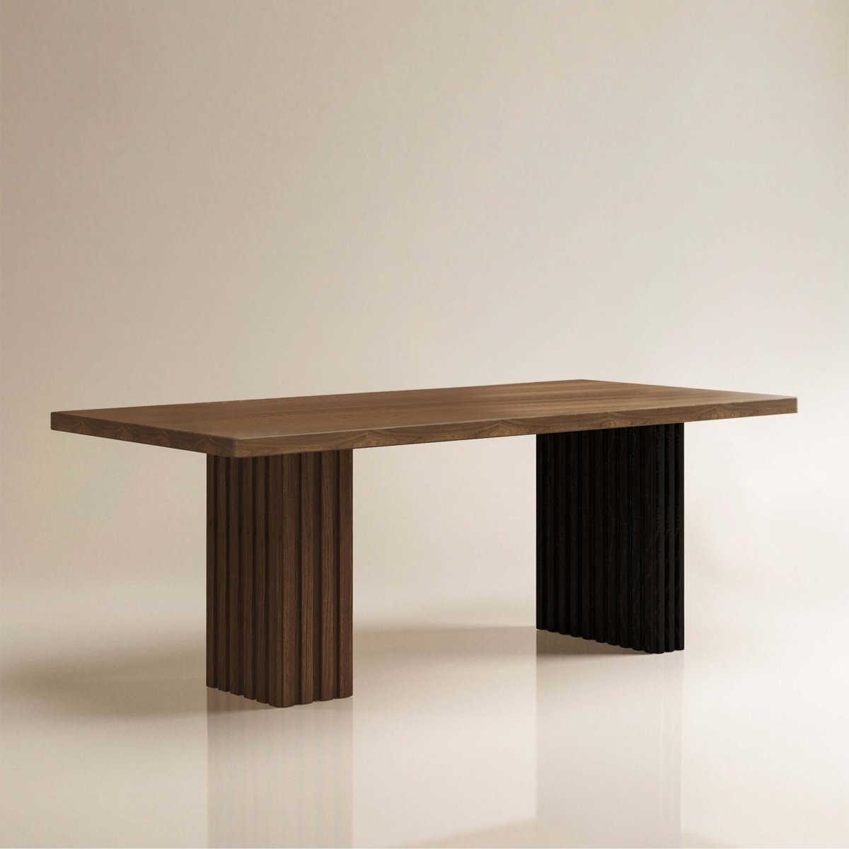Dining Table D46 - FK - M001 Mid - Century Modern Generous Tabletop Space 70.8" - FamiDear