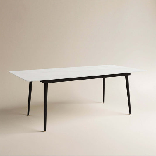 Dining Table D49 - FK - M001 Modern Marble Tabletop 70.8" - FamiDear