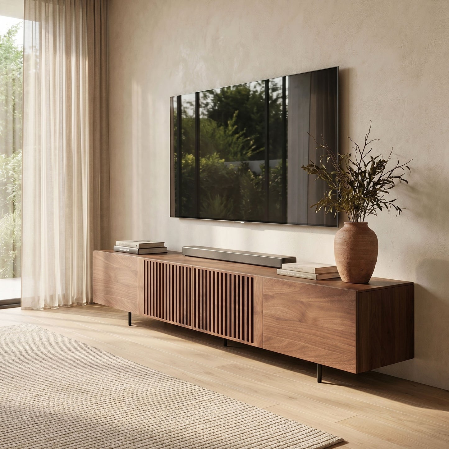 FamiDear Contemporary Living Room Set – Modern Sofa, Coffee Table & TV Stand Bundle