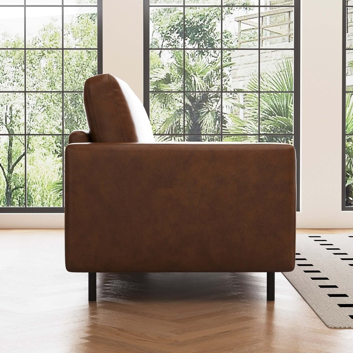 Sofa C15 - FK - M001 Mid - Century Modern Solid Larch Frame 80.31" - FamiDear