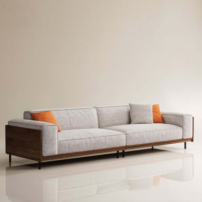 Sofa C16 - HK - M001 Mid - Century Modern Solid Wood Frame 111.81" - FamiDear