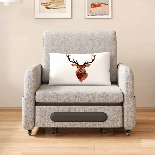 Sofa C17 - FK - M001 MTW Modern Fold - Out Sofa Bed Durable Fabrics 56.69" - FamiDear