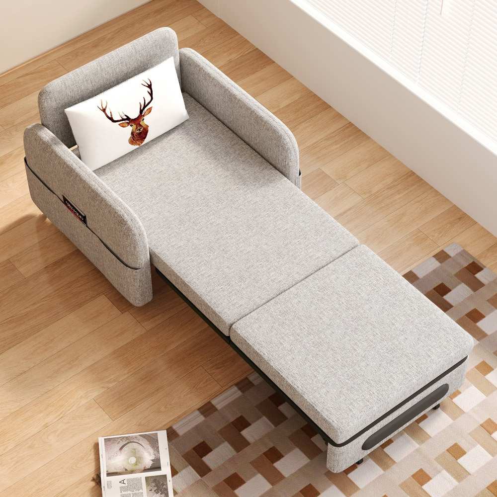 Sofa C17 - FK - M001 MTW Modern Fold - Out Sofa Bed Durable Fabrics 56.69" - FamiDear
