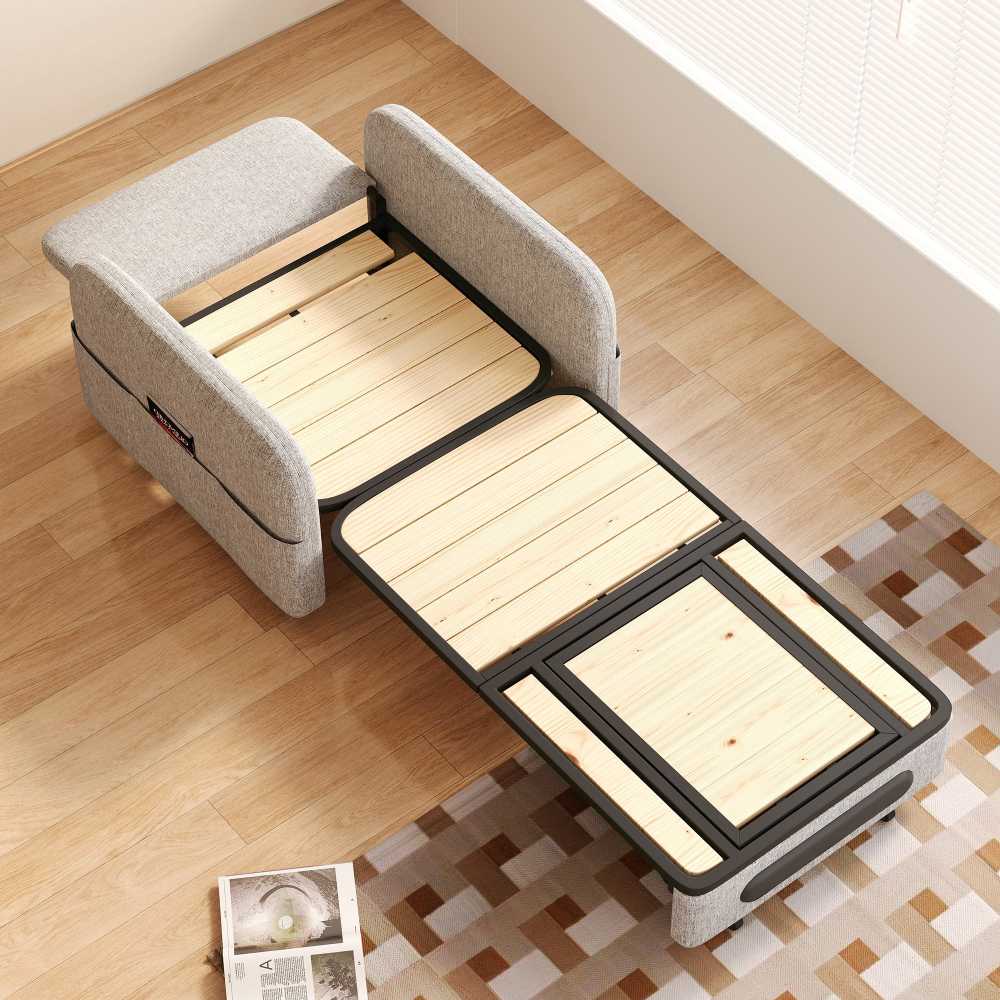 Sofa C17 - FK - M001 MTW Modern Fold - Out Sofa Bed Durable Fabrics 56.69" - FamiDear