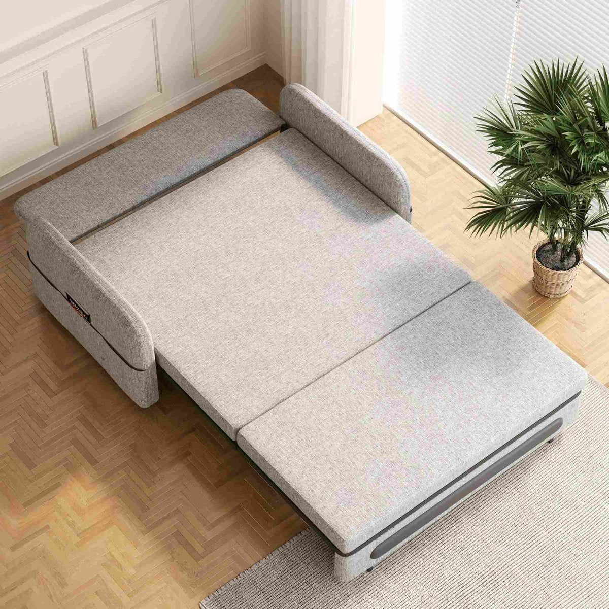 Sofa C17 - FK - M001 MTW Modern Fold - Out Sofa Bed Durable Fabrics 56.69" - FamiDear