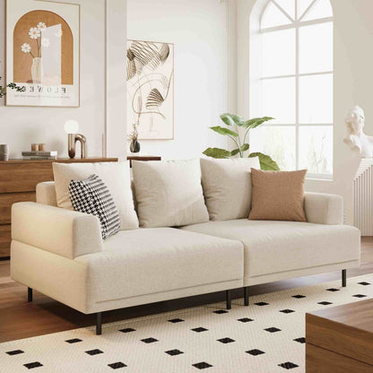 Sofa C19 - FK - M001 Modern Premium Durable Fabrics Solid Larch Frame 109.44" - FamiDear
