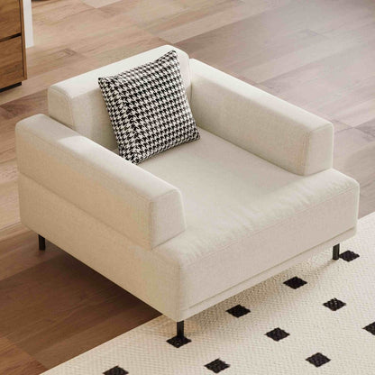 Sofa C19 - FK - M001 Modern Premium Durable Fabrics Solid Larch Frame 109.44" - FamiDear